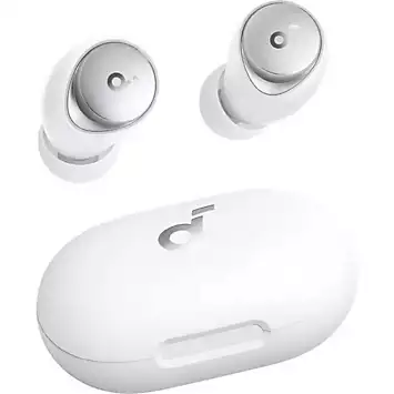 Soundcore A40 Wireless Bluetooth Noise-Cancelling Earbuds - White | Kaleidoscope