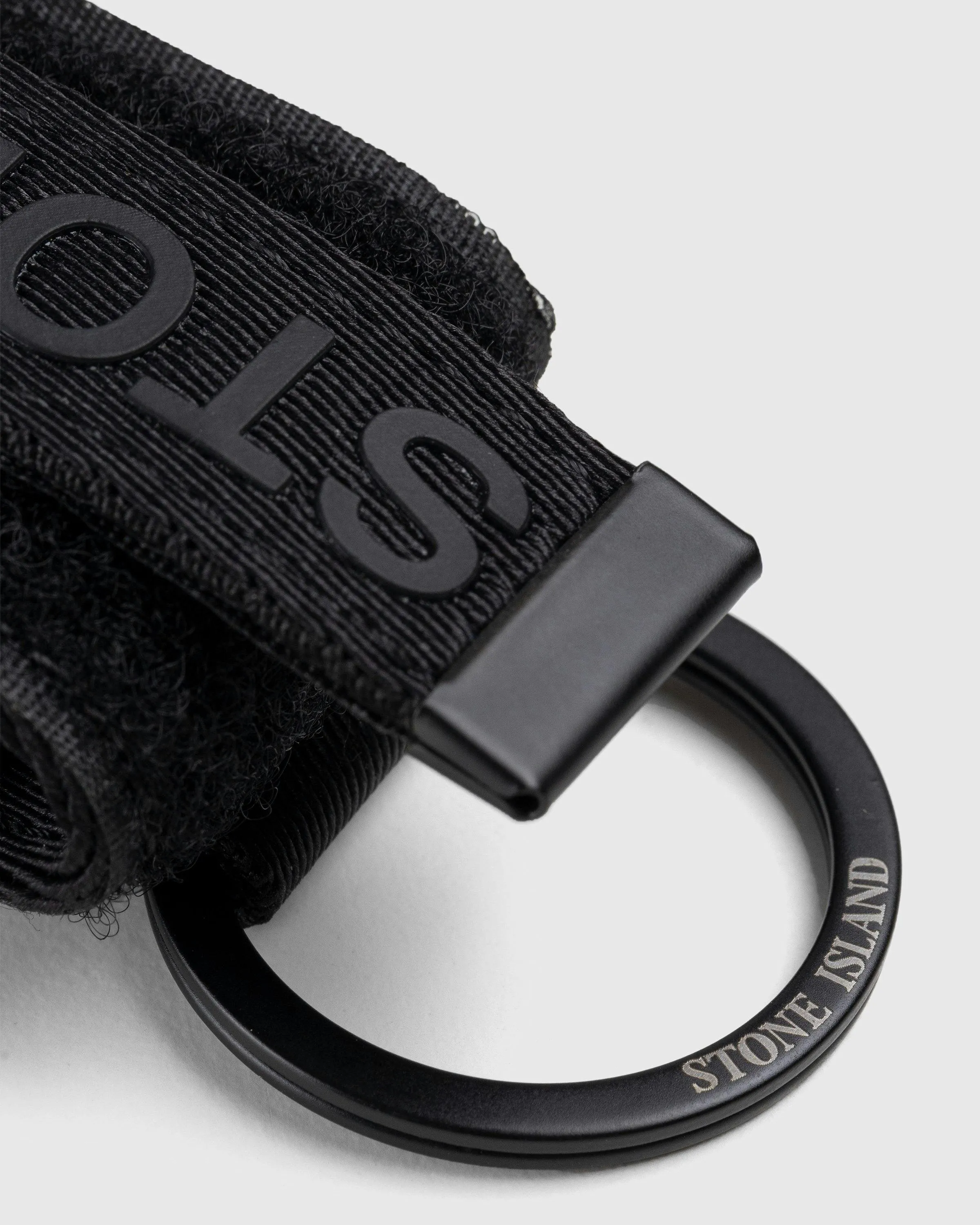 Stone Island – AirPods Case With Key Holder Black | Highsnobiety Shop