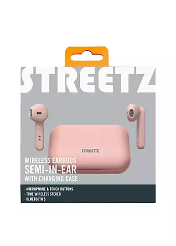 Streetz True Wireless Earbuds Matte - Pink | Kaleidoscope