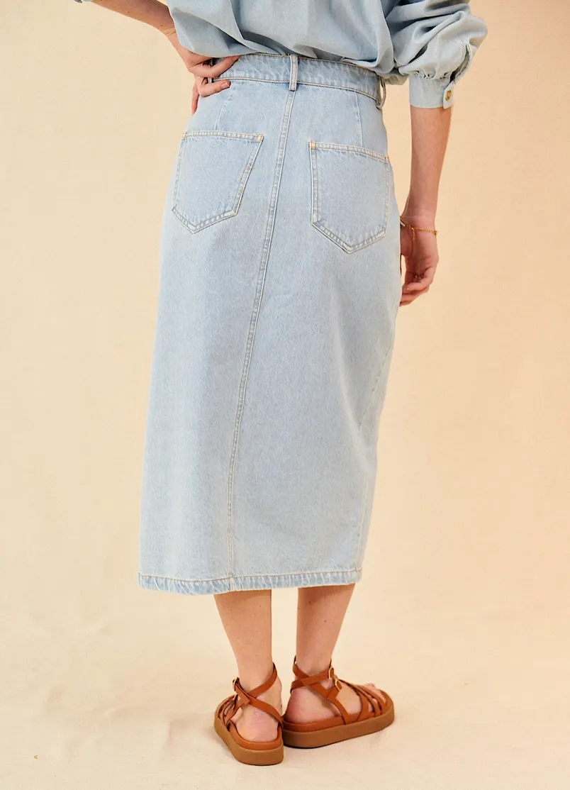 Sully Denim Midi Skirt