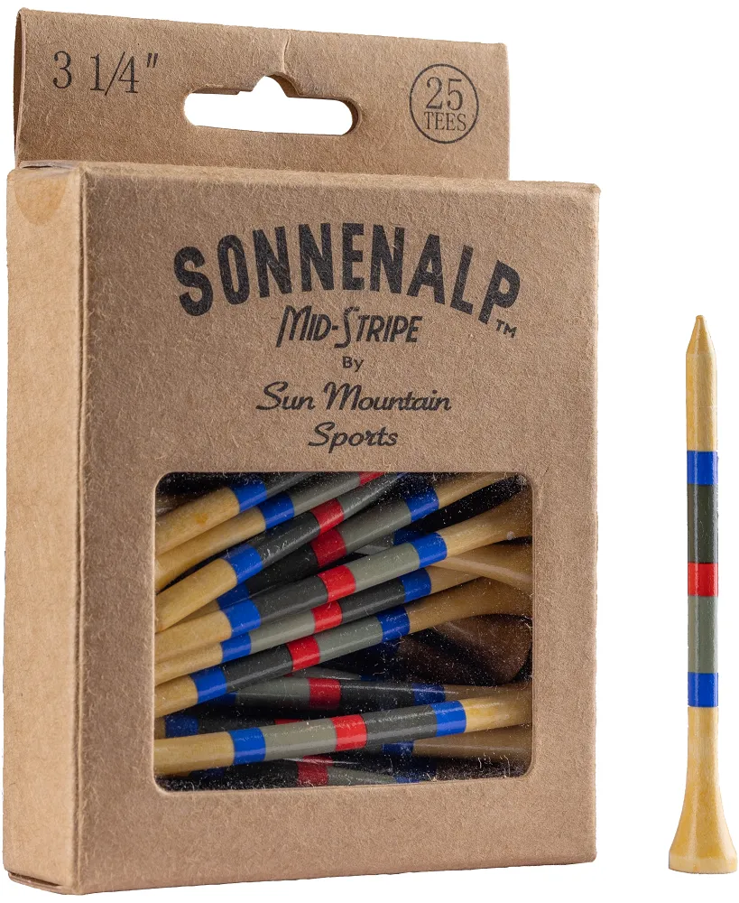 Sun Mountain Sonnenalp Mid-Stripe Golf Tees