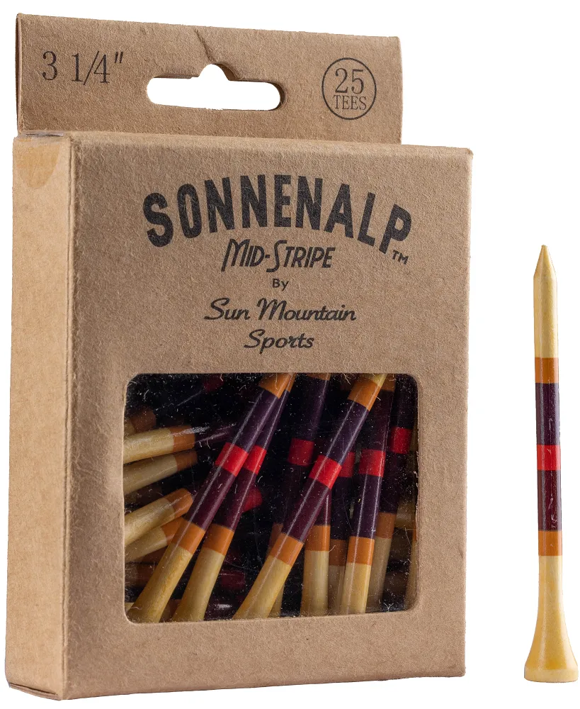 Sun Mountain Sonnenalp Mid-Stripe Golf Tees