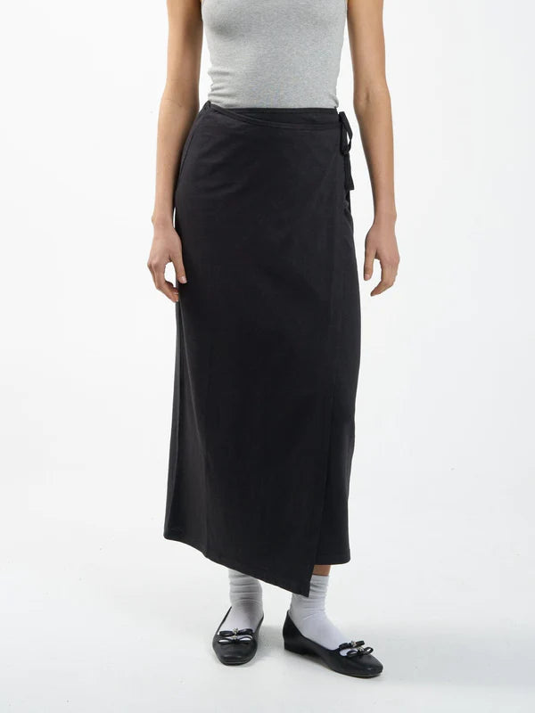 Thrills Hemp Wrap Skirt