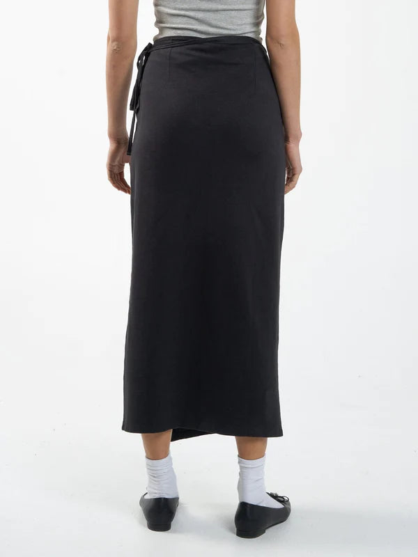 Thrills Hemp Wrap Skirt