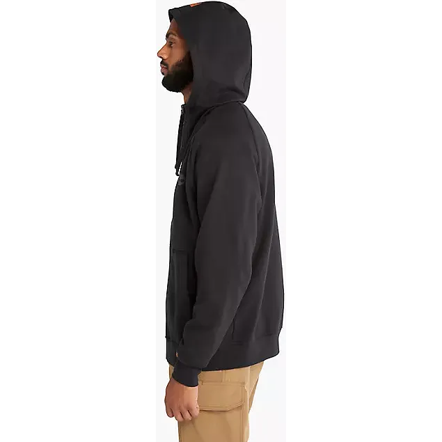 Timberland Pro Men's Hood Sport Zip Front Sweatshirt -Black- TB0A64RN001