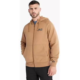 Timberland Pro Men's Hood Sport Zip Front Sweatshirt -Wheat- TB0A64RND02