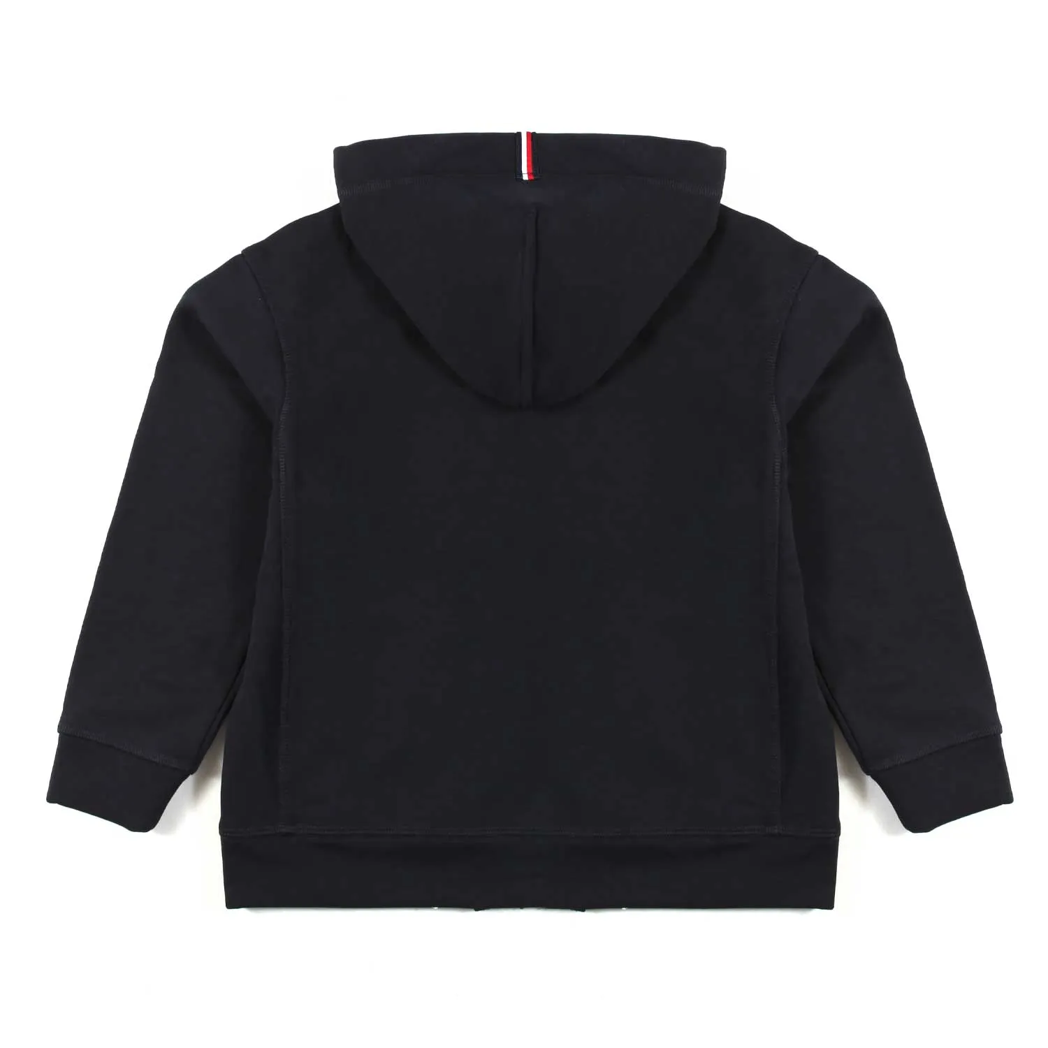 Tommy Hilfiger Navy Blue Sweatshirt With Hood And Zip Closure