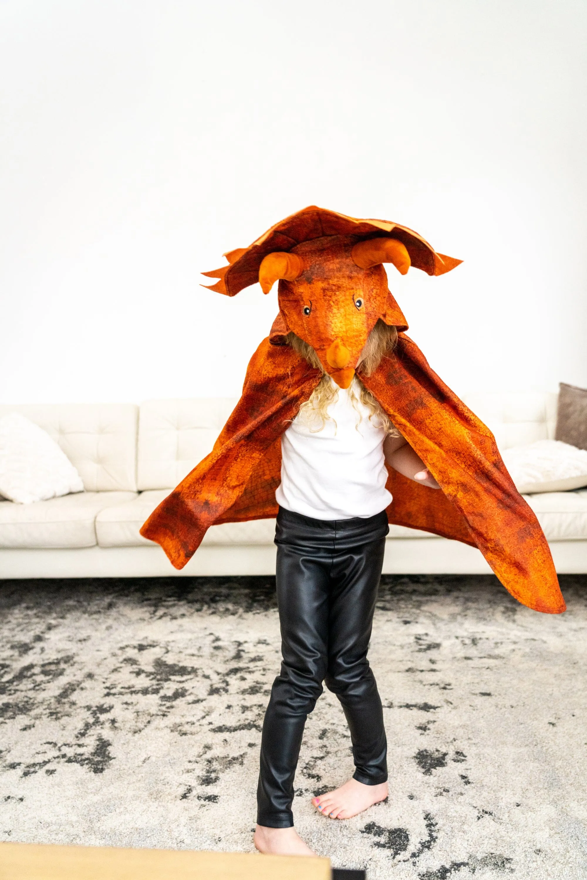 Triceratops Hooded Animal Cloak