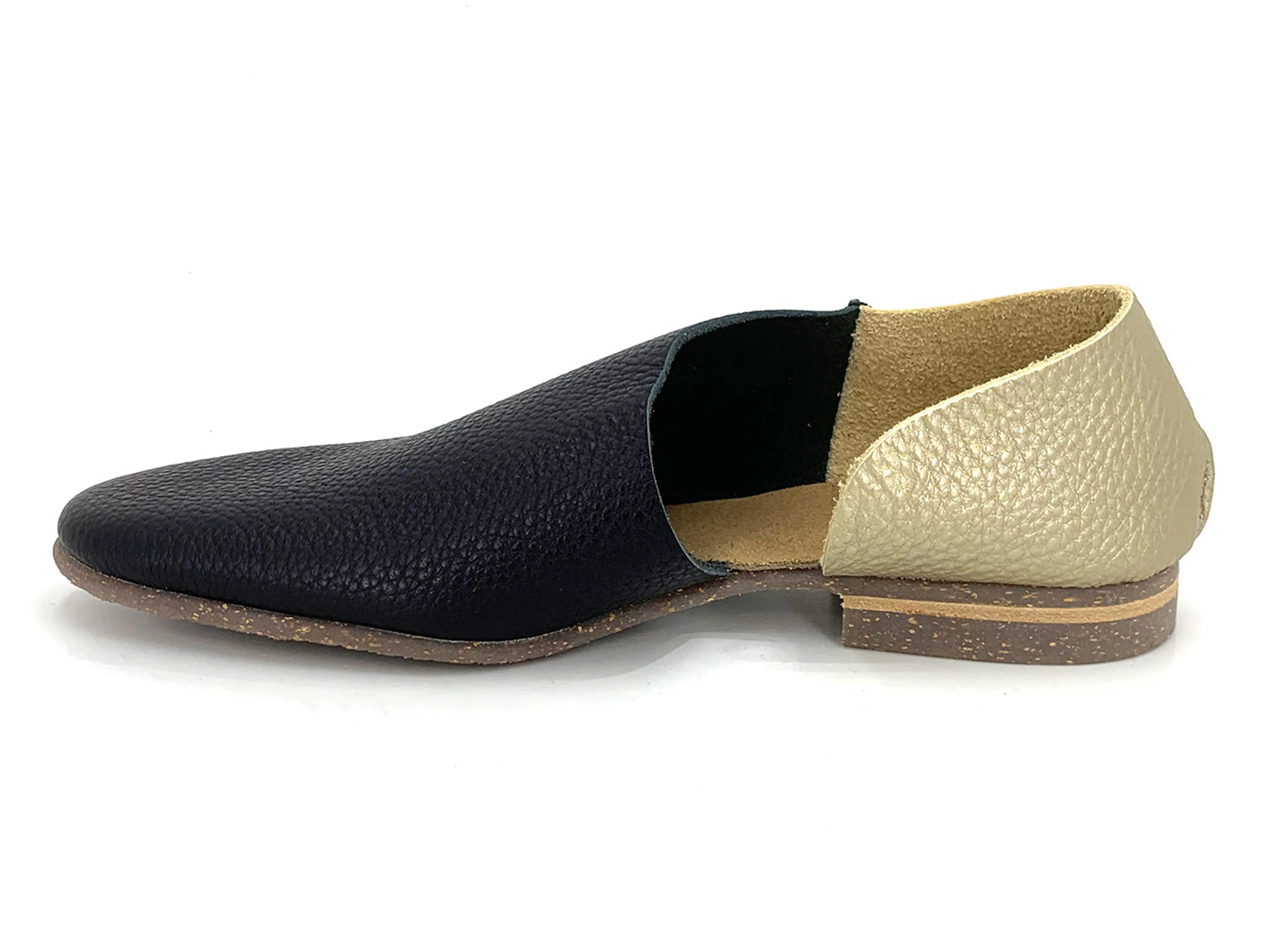 U-Dot U712-22 Palaz Slip-on Shoe Black Gold