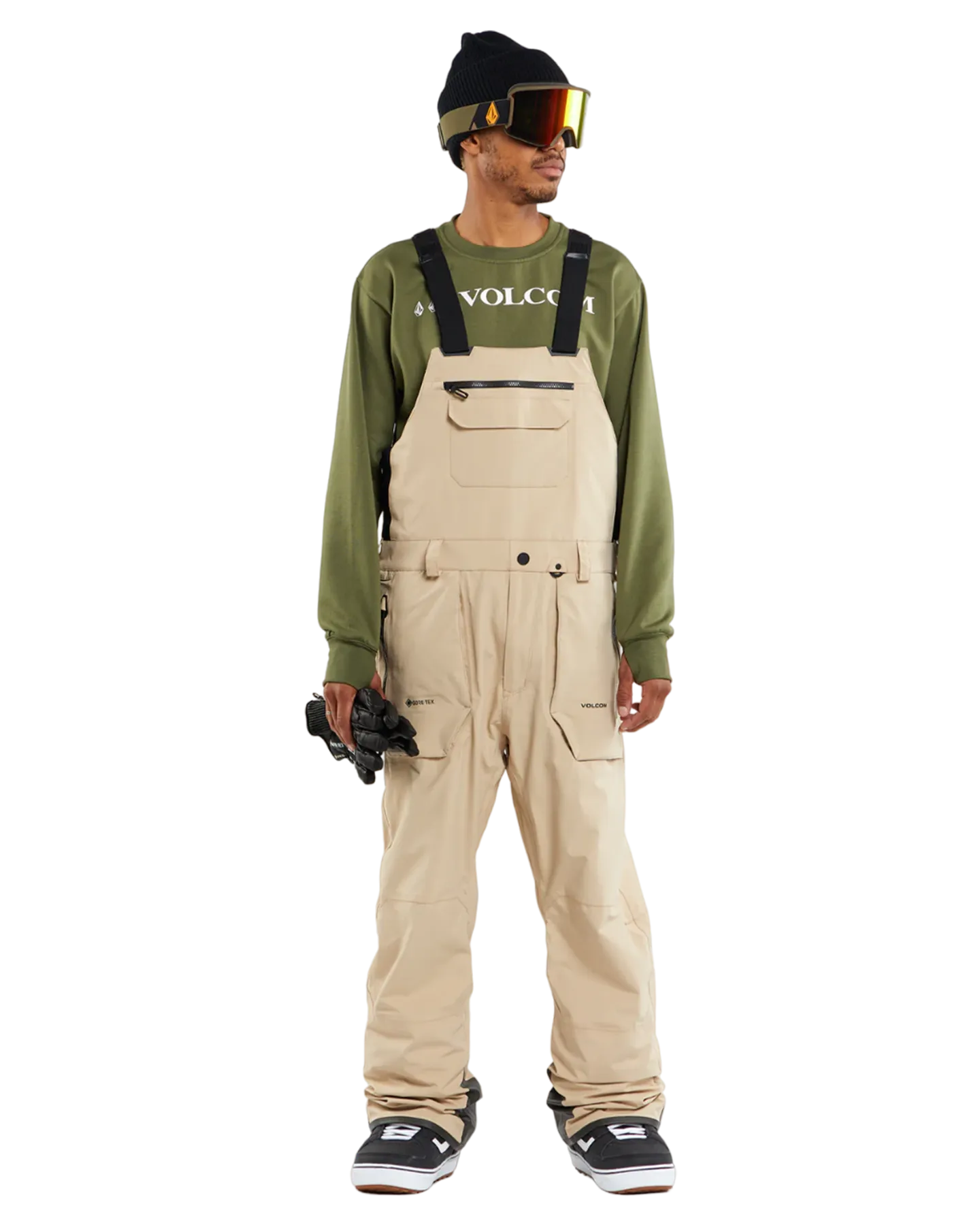 Volcom Rain Gore-Tex Bib Overall - Khakiest