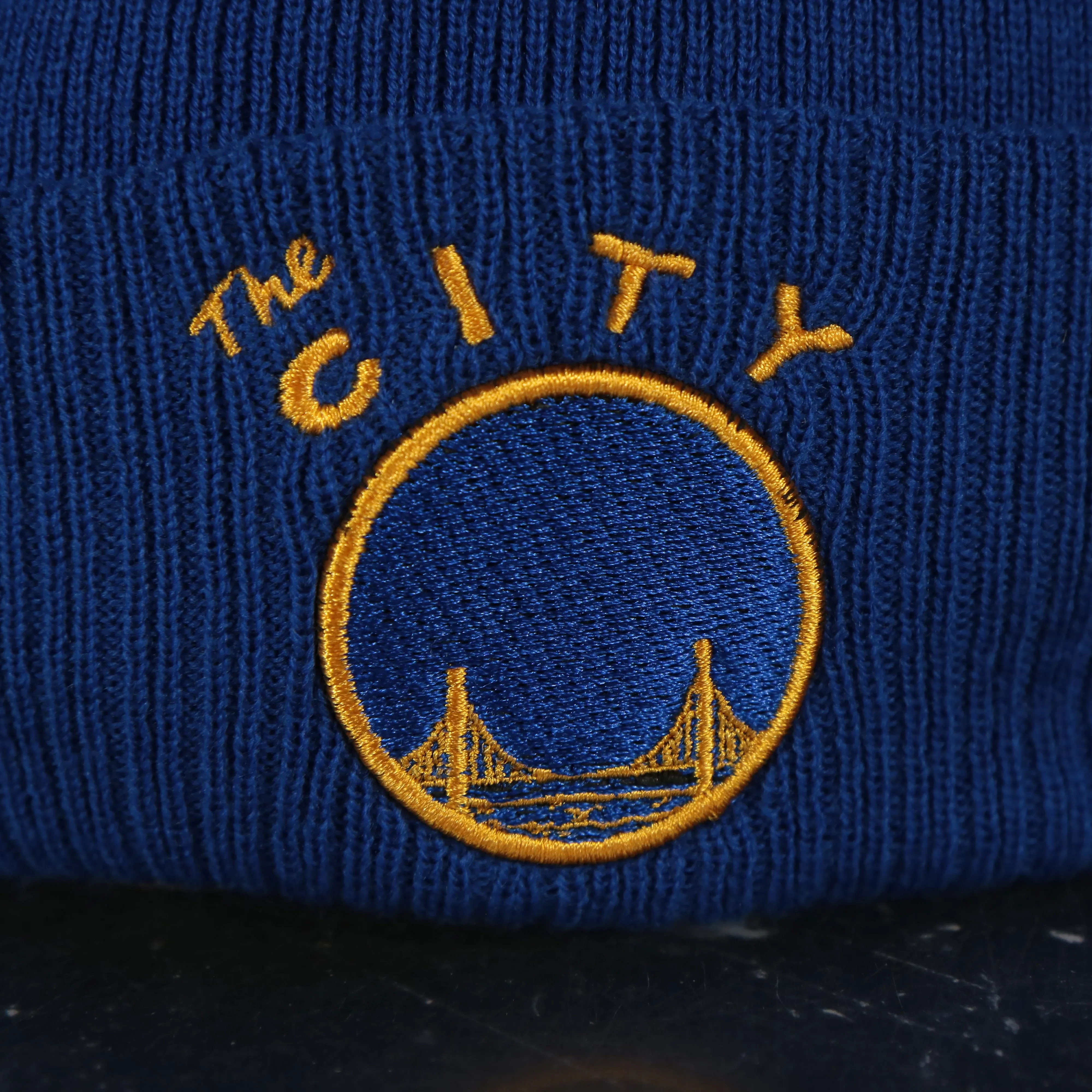 Warriors Beanie | Golden State Warriors Blue and Yellow Beanie