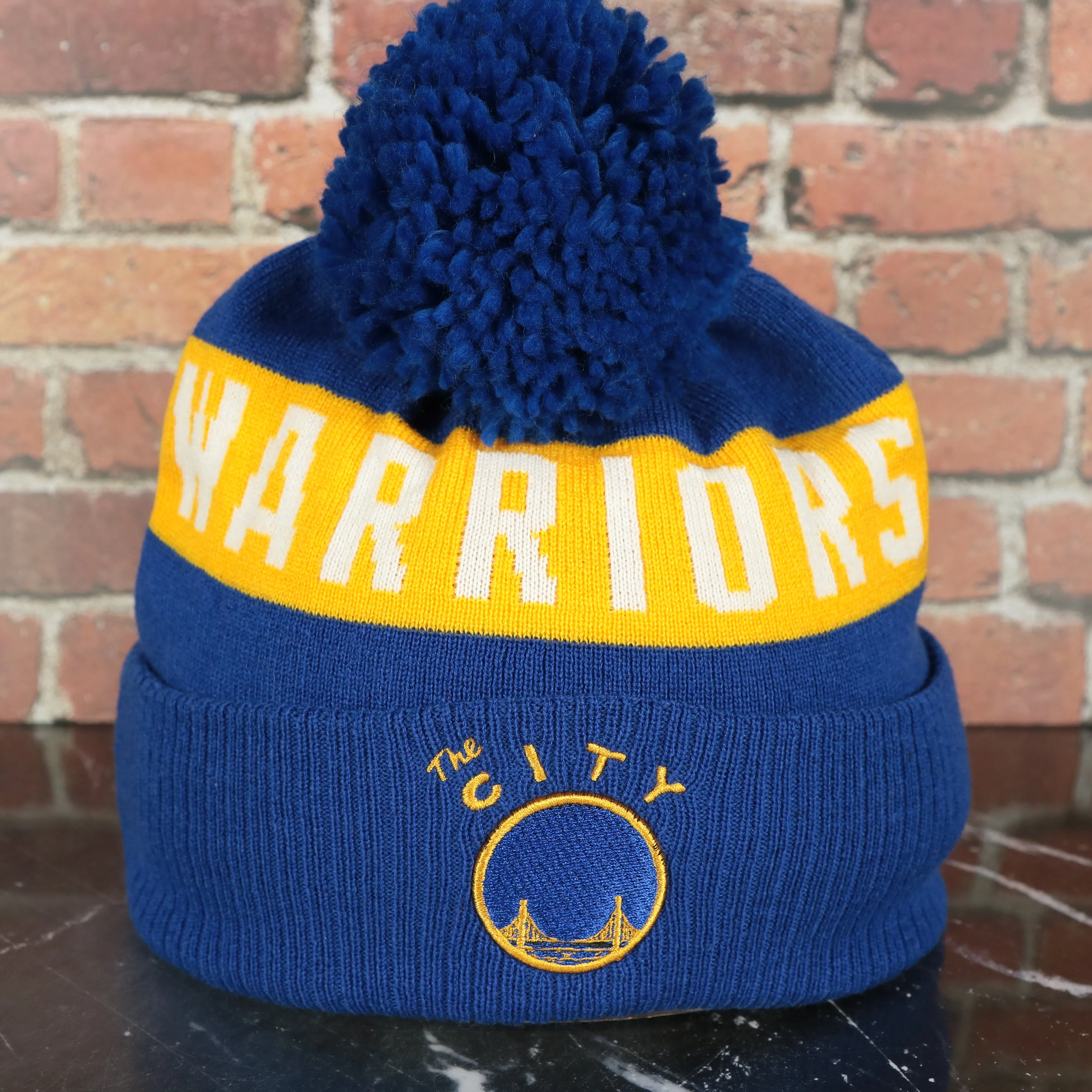 Warriors Beanie | Golden State Warriors Blue and Yellow Beanie