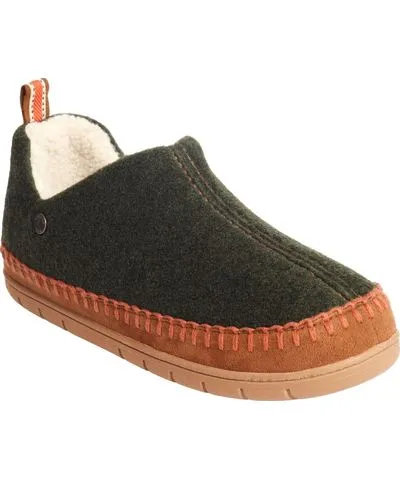 Weatherproof Men's Vintage Felt Bootie with Faux Shearling Lining and Indoor-Outdoor Sole Shoe