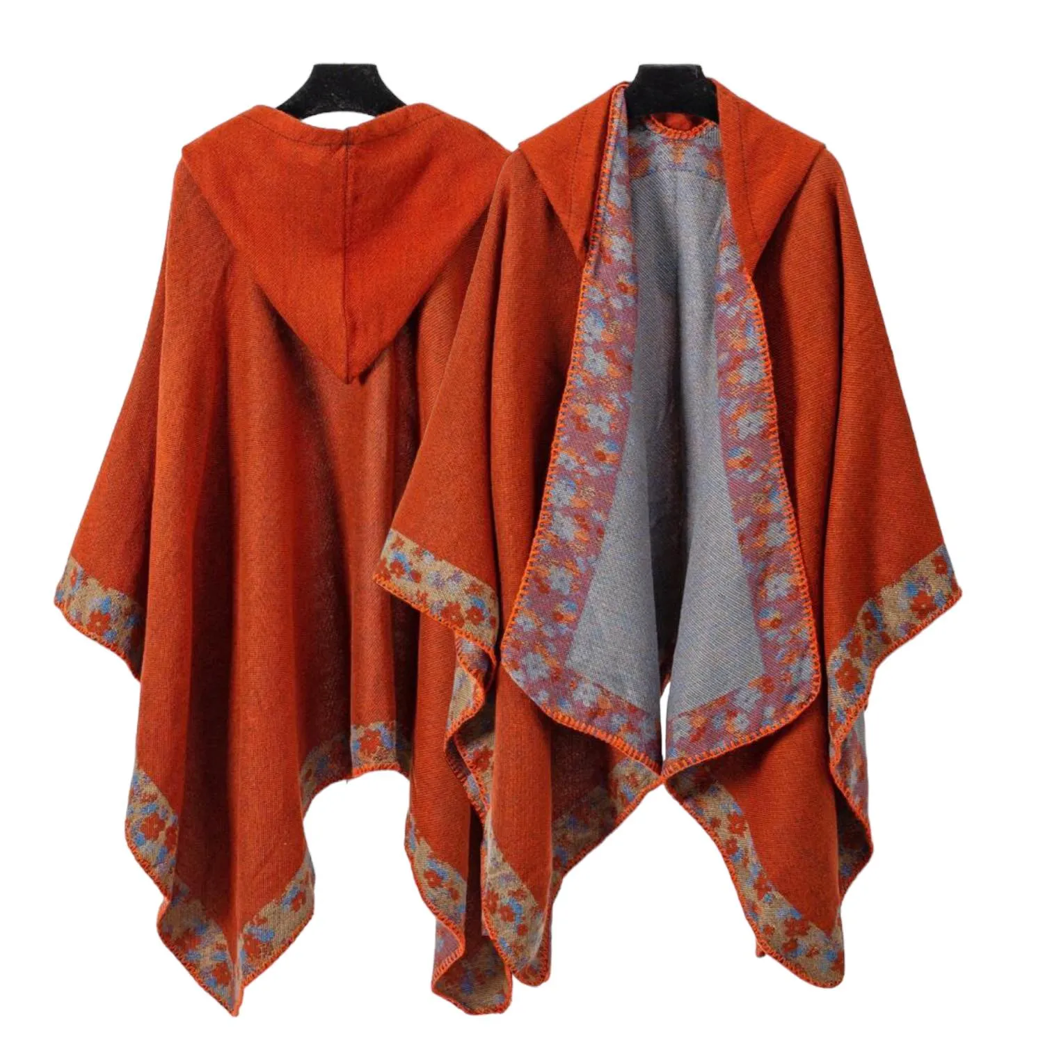 WRAP Boho Hooded Cloak Cape