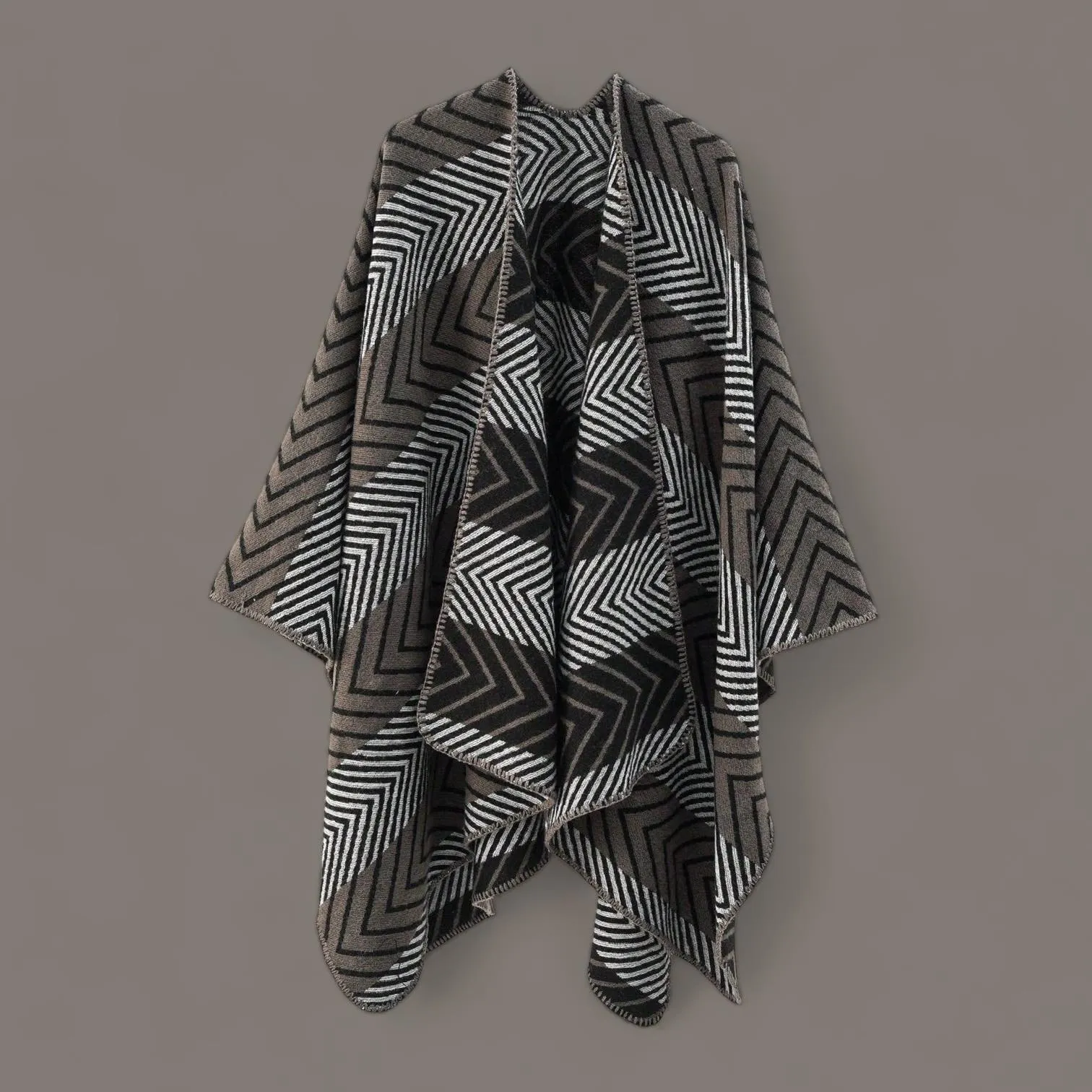 WRAP Plaid Cloak Shawl Scarf