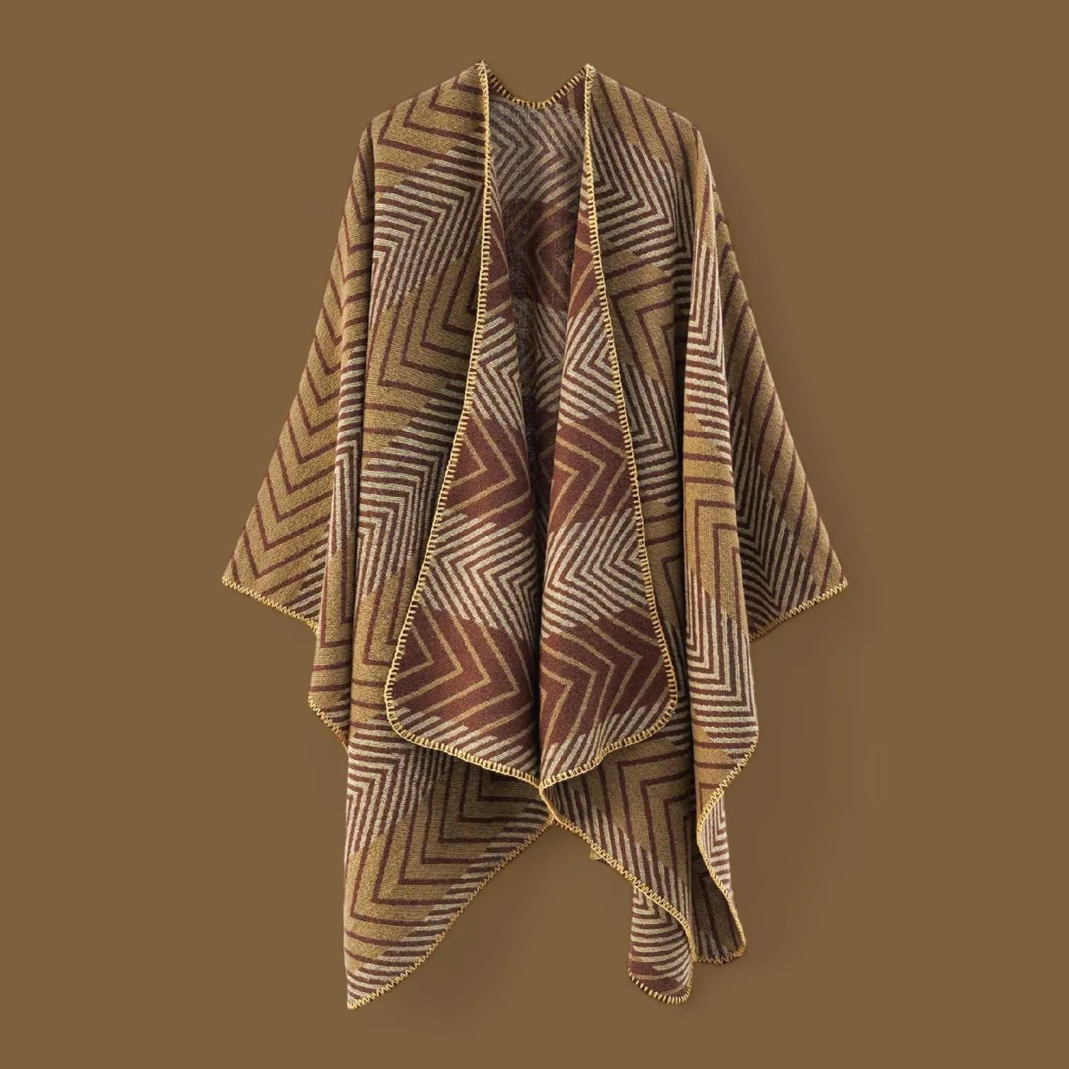 WRAP Plaid Cloak Shawl Scarf