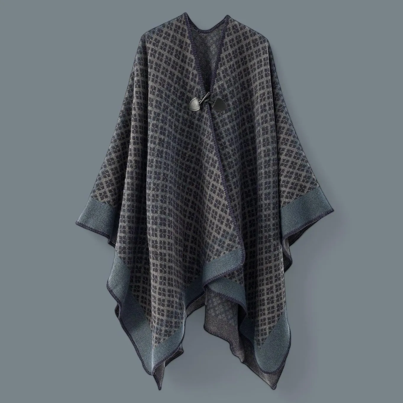 WRAP Plaid Cloak Shawl Scarf