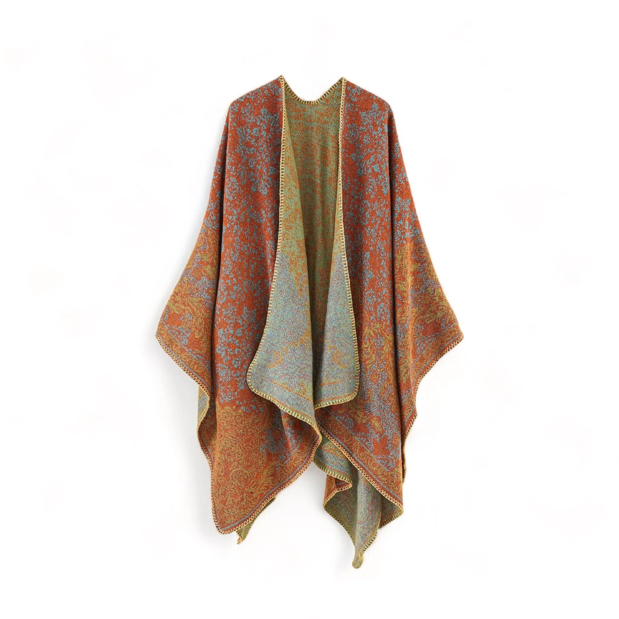 WRAP Plaid Cloak Shawl Scarf